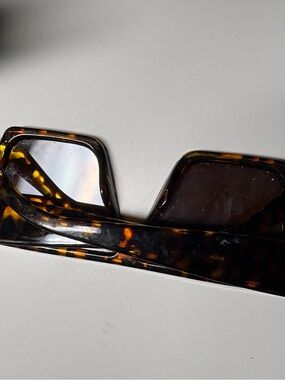 Men's Tortoiseshell Rectangular Sunglasses - Classic Tortoise Finish